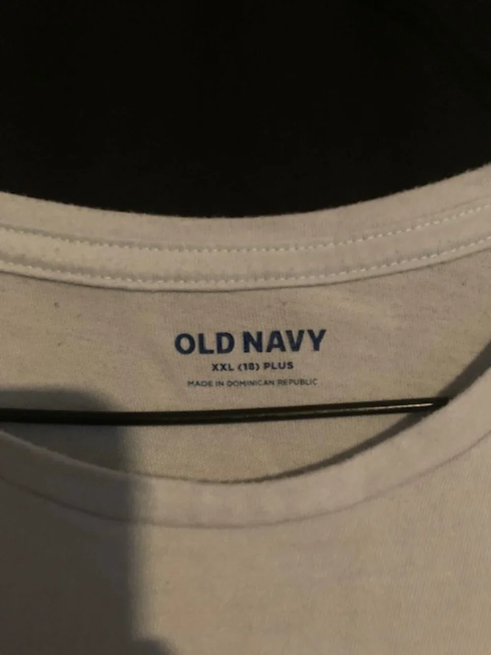 Old Navy white short‑sleeve